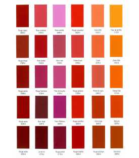 NUANCIER PEINTURE ROUGE ET ORANGE