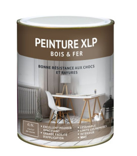 PEINTURE BOIS ET FER SATIN - TEINTÉE ROUGE
