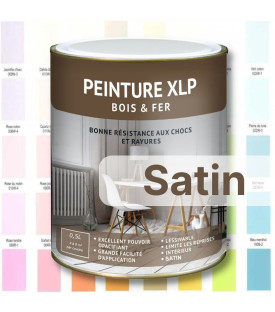 PEINTURE BOIS ET FER XLP SATIN - PASTEL