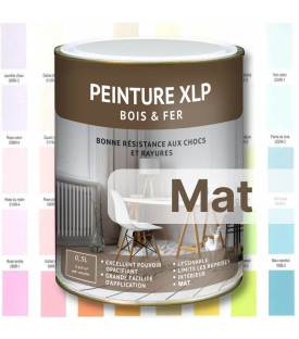 PEINTURE BOIS ET FER XLP MATE - PASTEL