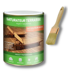 KIT | SATURATEUR TERRASSE 5 L  + BROSSE PLATE 70 MM