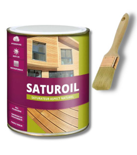 KIT | SATUROIL 5 L  + BROSSE PLATE 70 MM
