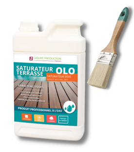 KIT  |  OLO SATURATEUR TERRASSE + BROSSE ACRYLIQUE 60 MM