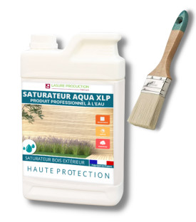 KIT | XLP AQUA 5 L  + BROSSE PLATE ACRYLIQUE 60 MM
