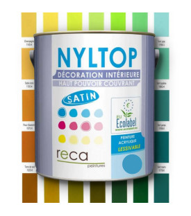 PEINTURE INTÉRIEURE SATIN - JAUNE ET VERTE