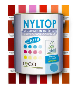 PEINTURE INTÉRIEURE SATIN - ROUGE / ORANGE