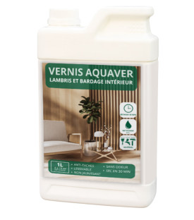 VERNIS ACRYLIQUE POUR LAMBRIS : AQUAVER