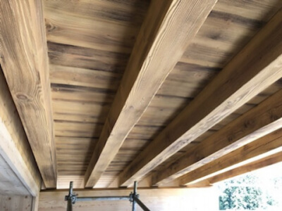 Saturateur bois pour aspect vieux bois sur bois neuf